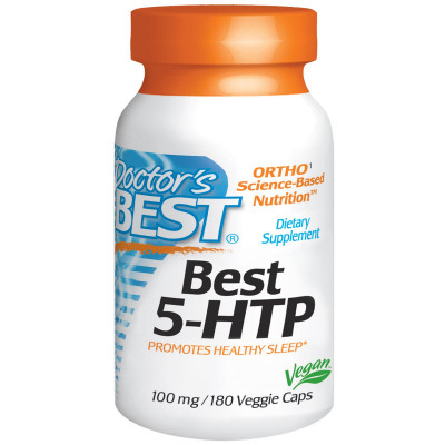 Амінокислота Doctor's Best 5-HTP 100мг 180 капсул