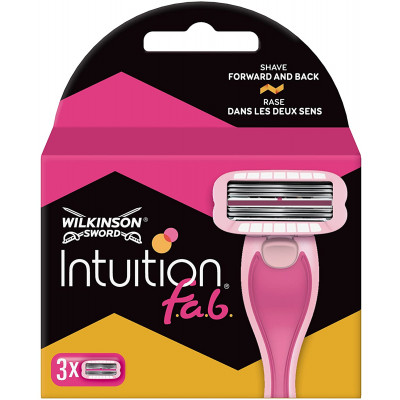 Змінні касети Wilkinson Sword Intuition f.a.b. 3+3 (3 шт.) (01612)