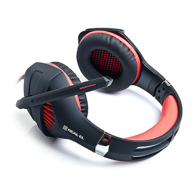 Гарнітура REAL-EL GDX-7600 Black/Red (EL124100028)