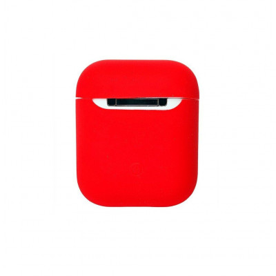 Силіконовий чохол для Airpods 1/2 червоний ARM тонкий Hibiscus (4355red)