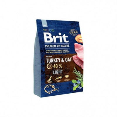 Brit (Чехія) Сухий корм Brit Premium Light 3 kg (для собак з надмірною вагою)