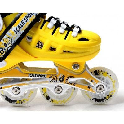 Роликові ковзани Scale Sports 38-41 Yellow (748527067-L)