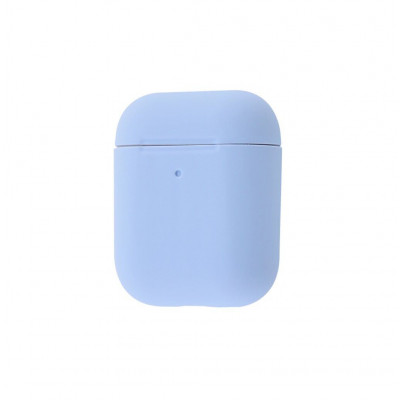 Силіконовий чохол для Airpods 1/2 ARM з карабіном захисний Coast-blue (4355coastblue)