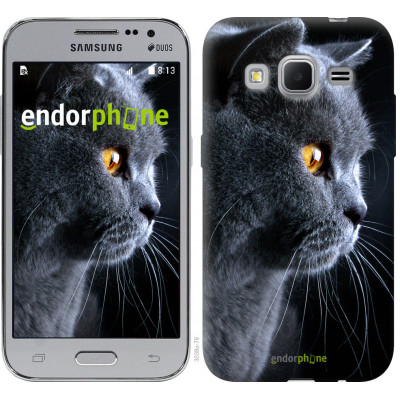 Пластиковий чохол Endorphone на Samsung Galaxy Core Prime VE G361H Красивий кіт (3038c-211-26985)