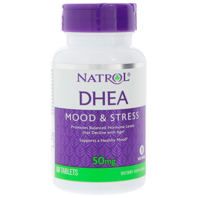 Дегідроепіандростерон DHEA Natrol 50 мг 60 таблеток (1080)