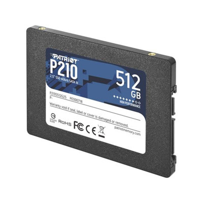 Накопичувач SSD 512GB Patriot P210 2.5" SATAIII TLC (P210S512G25)