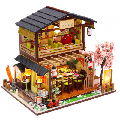 3D Румбокс CuteBee DIY DollHouse Японський Суші-Ресторан (G306)