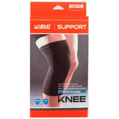 Фіксатор коліна LiveUp Knee Support L/XL Black (LS5773-LXL)