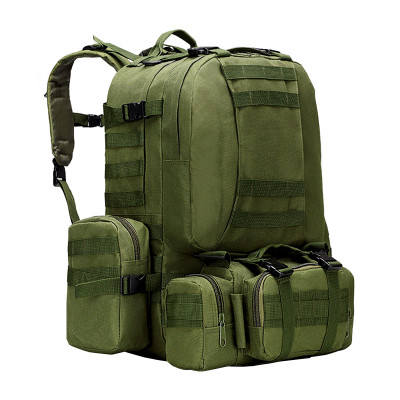 Рюкзак тактичний +3 підсумок AOKALI Outdoor B08 75L Green (5367-17010)