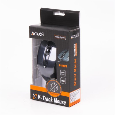 Миша A4Tech N-500FS Black USB