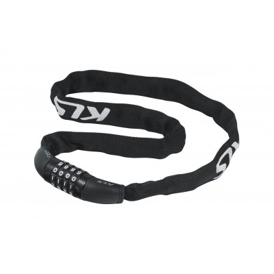 Сталевий кодовий замок KLS Chainlock 4 ланцюг Black