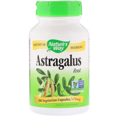 Корінь астрагалу Nature's Way Astragalus Root 470 мг 100 капсул (NWY10180)