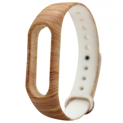 Ремінець Painted Strap для Xiaomi Mi Band 3 / 4 Дерев'яна Текстура (hub_rVrw84471)