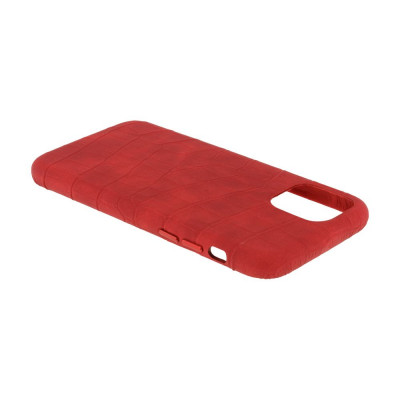 Чохол Leather Croc Case для Apple Iphone 11 Pro Red