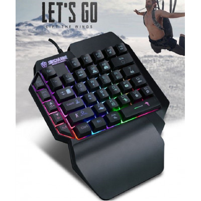 Ігрова провідна клавіатура з підсвічуванням Sundy PUBG Mobile Keyboard G01 USB Black