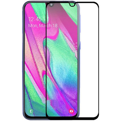 Захисне скло Epik 2.5D CP+ (full glue) для Samsung Galaxy A70 (A705F) Чорне