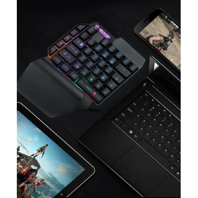 Ігрова провідна клавіатура з підсвічуванням Sundy PUBG Mobile Keyboard G01 USB Black