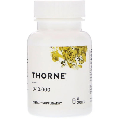 Вітамін D3 Thorne Research 10 000 МЕ 60 капсул (THR14801)