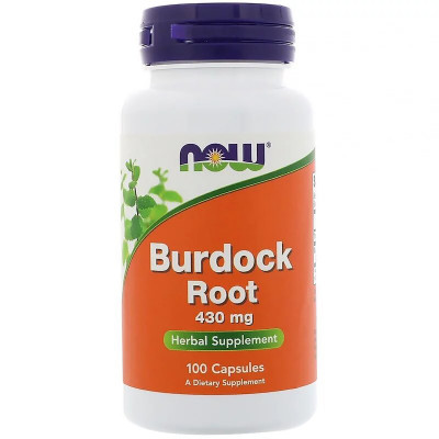 Корінь лопуха Now Foods 430 мг Burdock Root 100 капсул (NF4608)