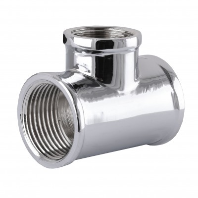 Трійник SOLOMON 1″х3/4″х1″ ВВВ хром 8202 Трійник SOLOMON 1″х3/4″х1″ ВВВ хром 8202