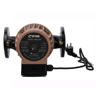 Насос циркуляційний фланцевий Optima OP50-180 245мм + кабель з вилкою Насос циркуляційний фланцевий Optima OP50-180 245мм + кабель з вилкою