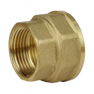 Муфта редукційна 2″х 1 1/4″ВВ латунна восьмигранна А0340А Муфта редукційна 2″х 1 1/4″ВВ латунна восьмигранна А0340А