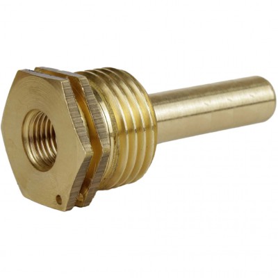 Занурювальна гільза 1/2″З M10х 40мм латунна А07013А Занурювальна гільза 1/2″З M10х 40мм латунна А07013А