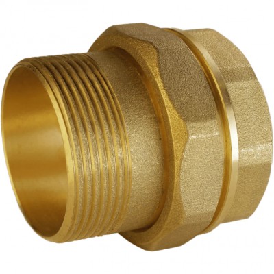 Згін американка пряма 1 1/2″ВЗ латунна Б0842А Згін американка пряма 1 1/2″ВЗ латунна Б0842А