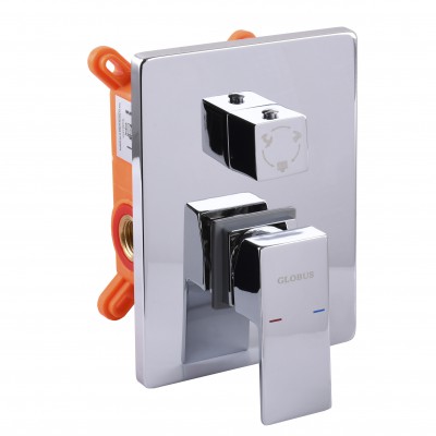 Змішувач для душу Globus Lux SMART GSM-305-00 вбудований на три споживача, без душ.набора, хром Змішувач для душу Globus Lux SMART GSM-305-00 вбудований на три споживача, без душ.набора, хром