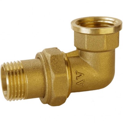 Згін американка кутова 3/4″ВЗ латунна Б0839А Згін американка кутова 3/4″ВЗ латунна Б0839А