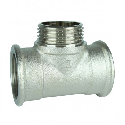 Трійник 1″ВЗВ нікельований А0273А(нк)