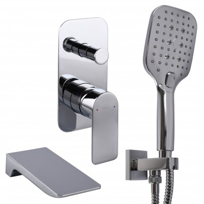 Змішувач для ванни вбудований TOPAZ SARDINIA TS 08222-H20 Змішувач для ванни вбудований TOPAZ SARDINIA TS 08222-H20