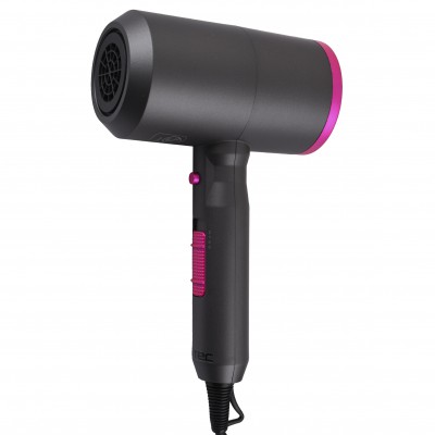 Фен HOTEC 12.403 для волосся готельний , корпус Графіт ABS (220В , 1600-1800Вт)