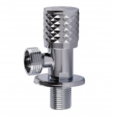 Кран кутовий кераміка PROFESSIONAL EXCLUSIVE 1/2″X3/4″ 898 CHROME (1шт.)