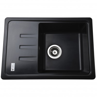 Гранітна мийка Mira MONTI чорний 620 х 435 мм Гранітна мийка Mira MONTI чорний 620 х 435 мм