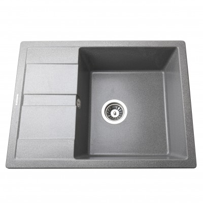 Гранітна мийка Mira ONZA сірий 650 х 500 мм Гранітна мийка Mira ONZA сірий 650 х 500 мм