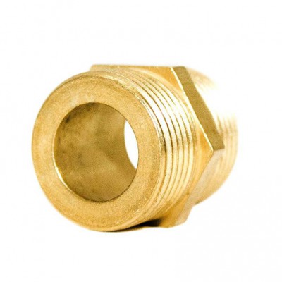 Ніпель 1/2″ЗЗ латунний під прокладку LN332G OPTIMUM Ніпель 1/2″ЗЗ латунний під прокладку LN332G OPTIMUM