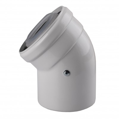 Коліно 45 градусів, d=60/100 mm CE.00.30 C Конденсаційне