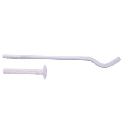 Кронштейн секційного радіатора штирьковий білий з дюбелем ф8х170мм (кратно 2) Кронштейн секційного радіатора штирьковий білий з дюбелем ф8х170мм (кратно 2)