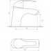 Змішувач для умивальника DOMINO ACCENT DAC-101