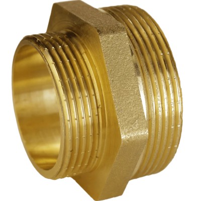 Ніпель редукційний 1″х3/4″ЗЗ латунний А0512А Ніпель редукційний 1″х3/4″ЗЗ латунний А0512А