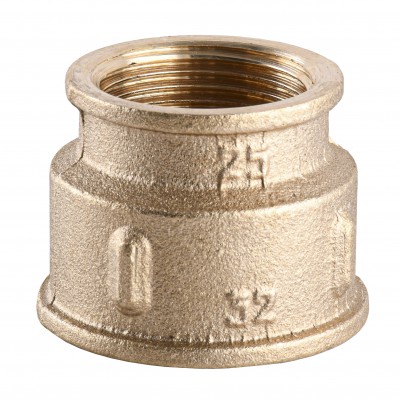 Муфта редукційна 1 1/4″х1″ВВ латунна А0393А Муфта редукційна 1 1/4″х1″ВВ латунна А0393А