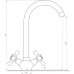 Змішувач для кухні DOMINO DKF-204-10-CRUIZE
