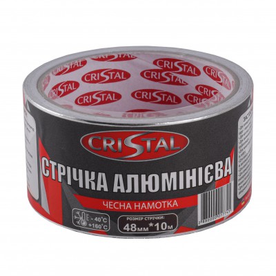 Стрічка алюмінієва CRISTAL 48мм х 10м Стрічка алюмінієва CRISTAL 48мм х 10м