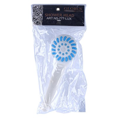 Душова лійка Globus Lux NS-777-P,біло-голуба , в упаковці Душова лійка Globus Lux NS-777-P,біло-голуба , в упаковці