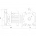 Насос вiдцентровий CM 1C 2,2 кВт SAER (8 м3/год, 59 м) однофазний