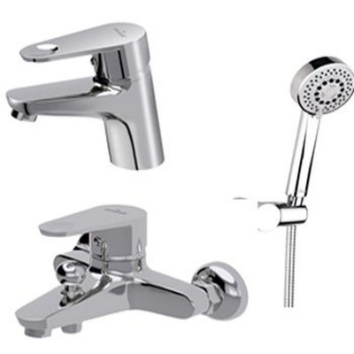 Комплект змішувачів для ванної кімнати Cersanit 3в1 B245 Комплект змішувачів для ванної кімнати Cersanit 3в1 B245