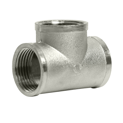 Трійник SOLOMON 1″х1/2″х1″ ВВВ нікель 8202 N Трійник SOLOMON 1″х1/2″х1″ ВВВ нікель 8202 N