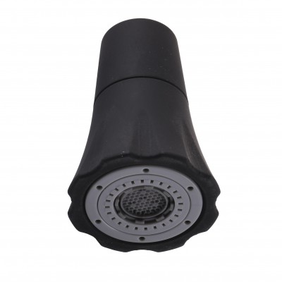 Аератор FA-B01 душова насадка на вилив дворежимний пласт., D24 різьба внутрішня, ЧОРНИЙ Аератор FA-B01 душова насадка на вилив дворежимний пласт., D24 різьба внутрішня, ЧОРНИЙ