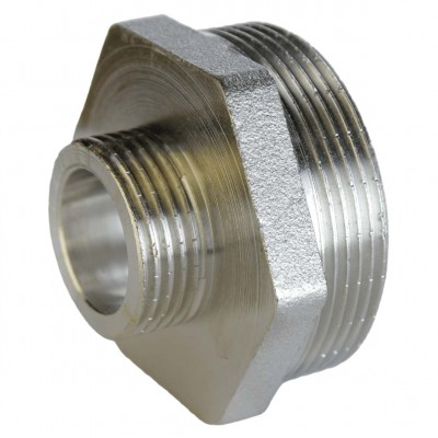 Ніпель редукційний 1 1/4″х 1/2″ЗЗ нікельований під прокладку А0514-1А(нк) Ніпель редукційний 1 1/4″х 1/2″ЗЗ нікельований під прокладку А0514-1А(нк)